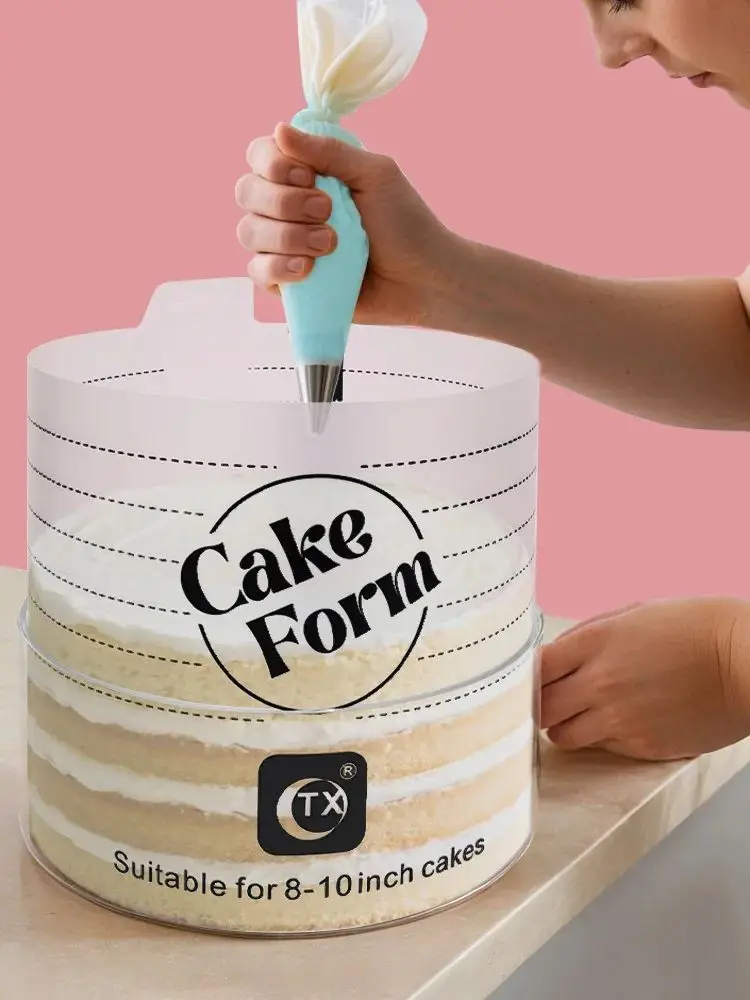 Moule à anneau de gâteau rond réglable, outils de Fondant rétractables, anneau de gâteau en Mousse, cercle acrylique, anneau de cuisson, outils de gâteau