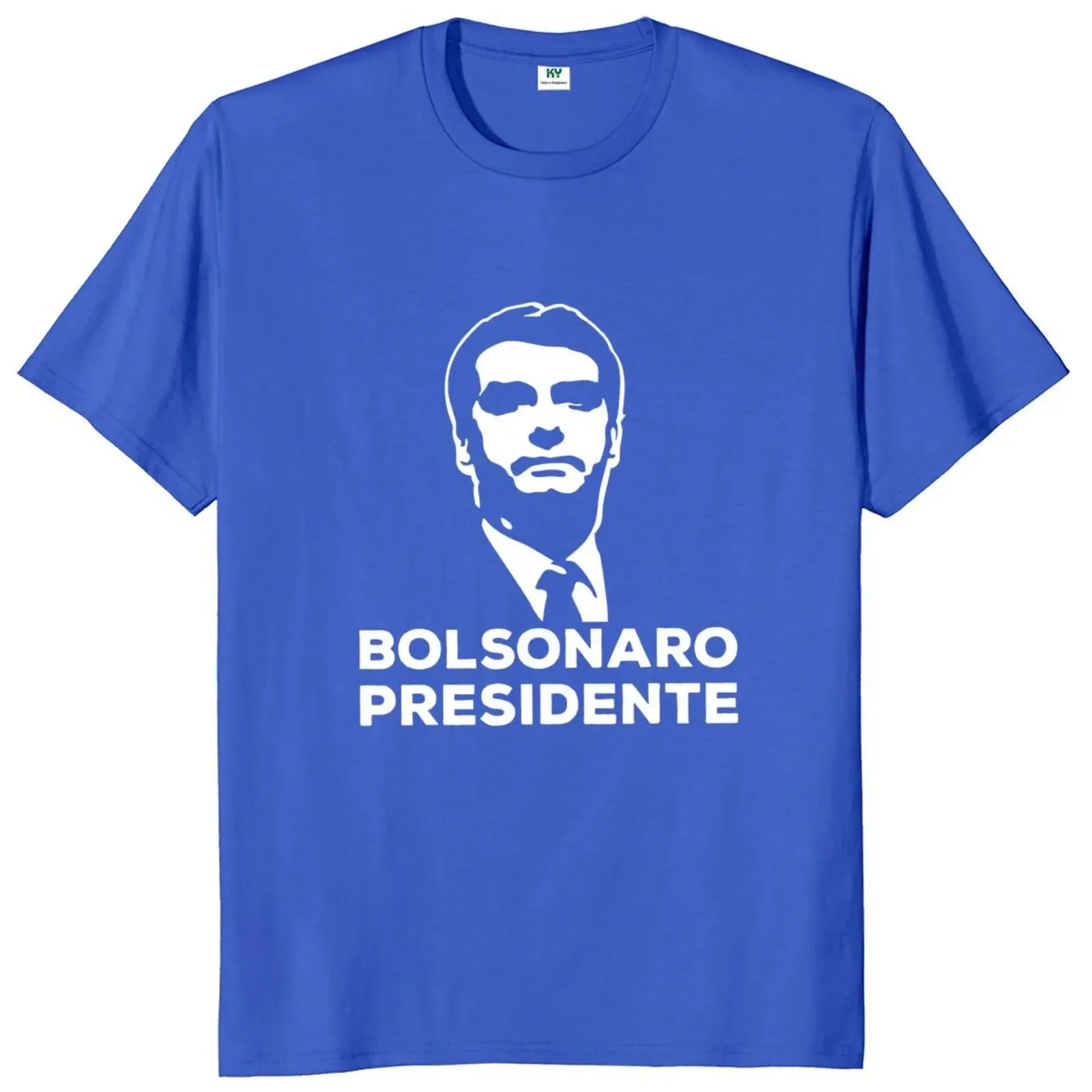 تي شيرت موديل جديد 2025 Bolsonaro President 2022 تي شيرت 2022 أنصار الانتخابات البرازيل تي شيرت 100% قطن مقاس أوروبي تي شيرت صيفي F