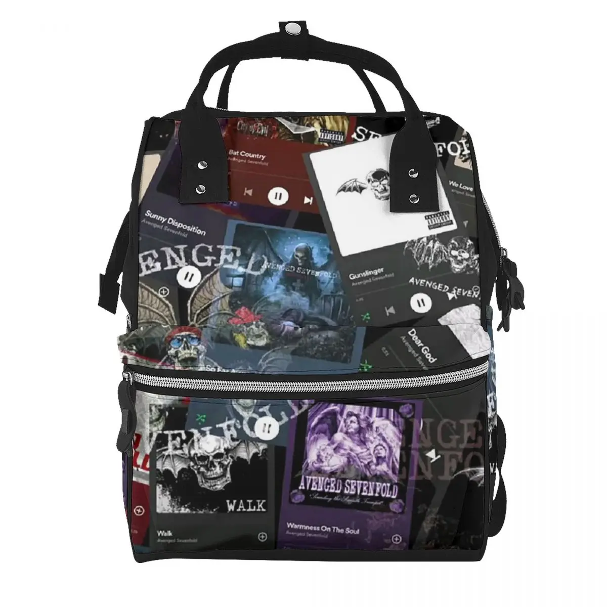 Avenged Sevenfold Student Backpack School Bag Hiking Travel Daypack for Men Women Bookbag Shoulder Bags