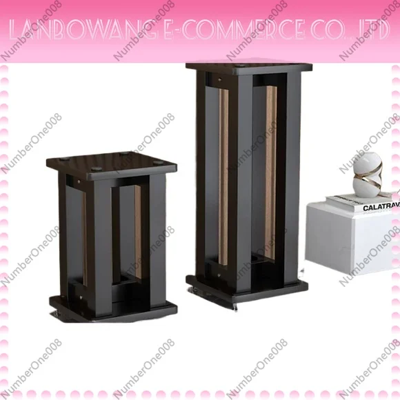 2pcs22x28CM Professional Speaker Tripod Desktop Tray Satellite Box Metal Wood Surround Floor Stand Metal Foot Nail Reinforcement