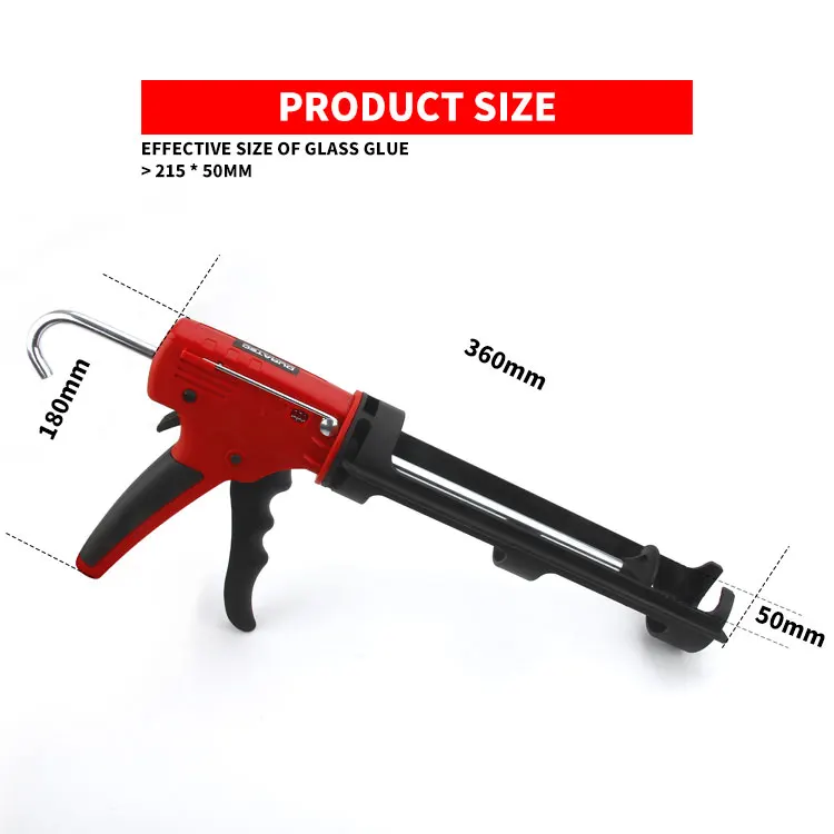 Rotatable CaulkingGun Manual Glue Sealant Gun Finishing Tools Glass Corner Seam Filling Concrete Tile Joint Hand Tools