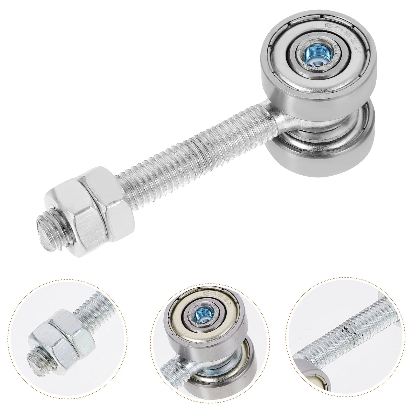 2륜 슬라이딩 도어 롤러 헤비 듀티 더블 베어링 풀리 트롤리 어셈블리 스틸 교체용 창문 도어 풀리