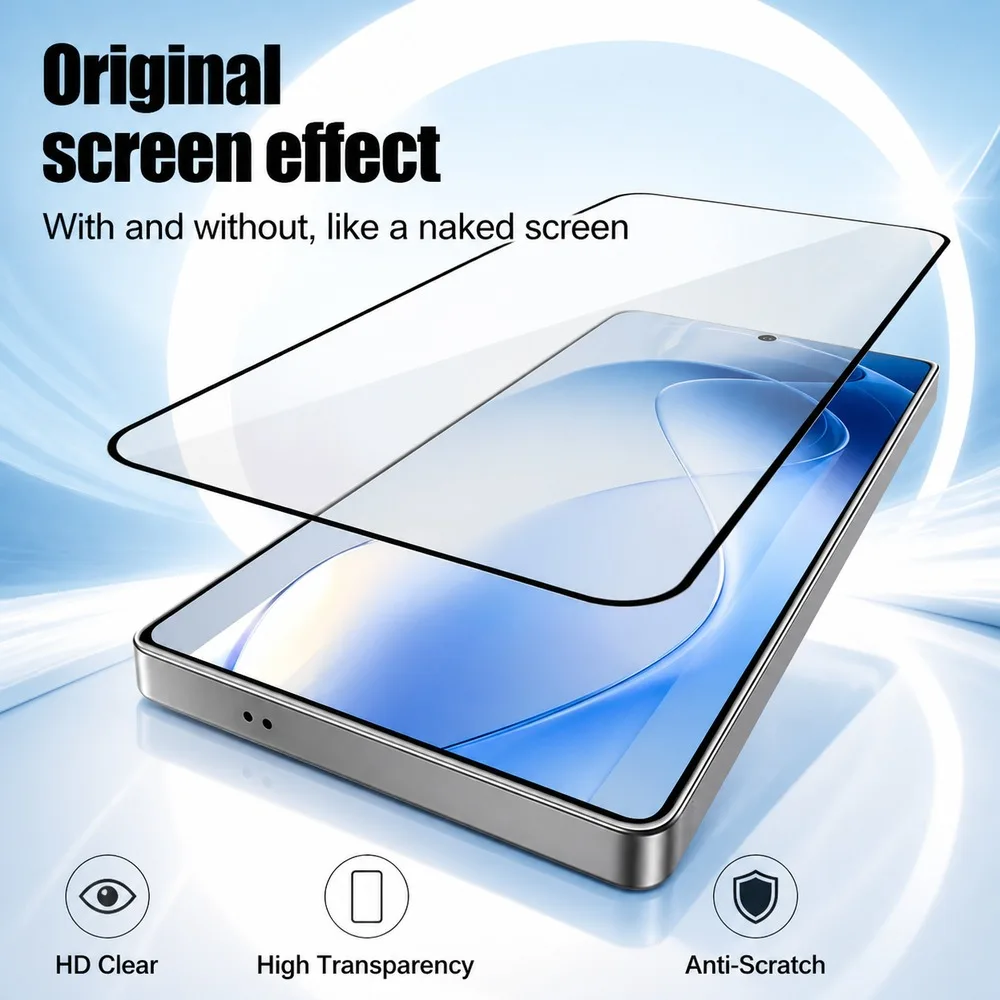 3PCS Tempered Glass For Samsung Galaxy A15 A16 A17 A25 A26 A27 Screen Protector For Samsung Galaxy A35 A36 A37 A52s 5G A52 HD