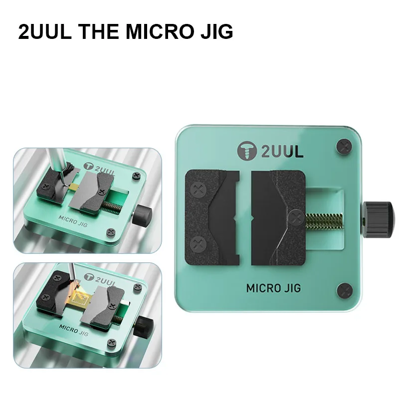 Universal Micro Jig Titular Luminária de Vidro Bga Placa-mãe do Telefone Nand Cpu ic Braçadeira de Limpeza Mini Chip 2uul