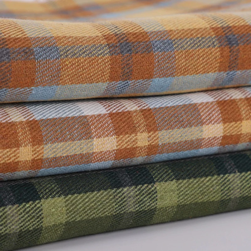 tecido-de-algodao-e-poliester-com-trama-diagonal-textura-escovada-e-padrao-xadrez-1x145m-material-para-costura-diy-para-camisas-calcas-saias-cachecois-e-roupas