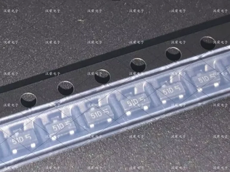 DMP510DL-7 DMP510DL-13  DMP510DL MOSFET P-CH 50V 0.18A SOT23 Silk screen 51D  New and Original In Stock