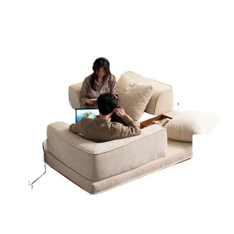 

Folding dual-purpose, sofa bed small apartment, multi-functional, retractable fabric sofa