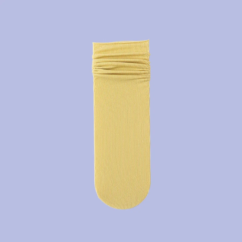 Chaussettes mi-tube en velours pour femmes, longues, empilées, fines, décontractées, haute qualité, été, mode, 5/10 paires