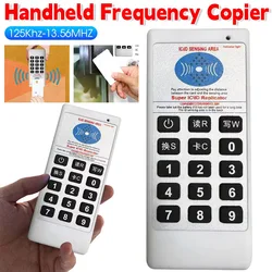 Handheld Frequency Copier 125Khz-13.56MHZ RFID NFC IC Card Duplicator IC/ID Writer Programmer Handheld RFID Smart Card Reader