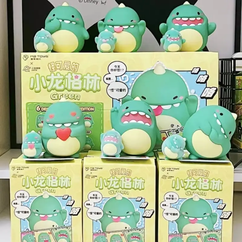 

2025 Strange Cute Little Dragon Green Trendy Blind Box Toy Desktop Decoration Figure Birthday Gift For Kids & Collectors