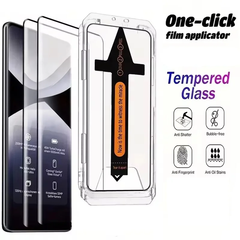 

For OnePlus 15 7 8T 9RT 12R 11 13S 10 Pro HD Definition Tempered Glass Screen Protector Protective Film Dust Free Install Kit