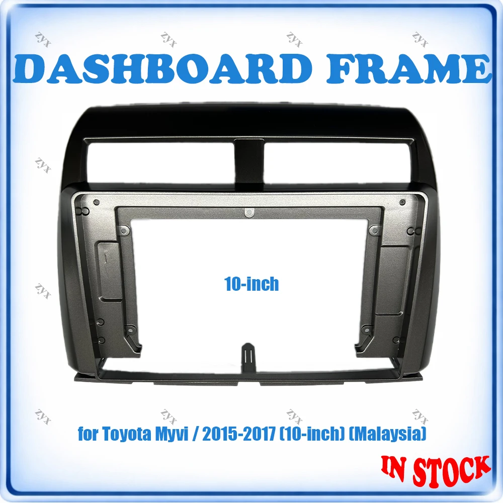 

Car Radio Fascia Frame For Toyota Myvi 2015-2017 10 inch Malaysia Version RHD Wiring Harness Power Cable Plug & Play No Cutting