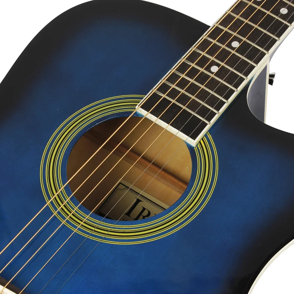 IRIN 6 Strings 41 Inch 21 Frets Acoustic Guitar Basswood Body Folk Guitarra with String Bag Capo Guitar Parts & Accessories