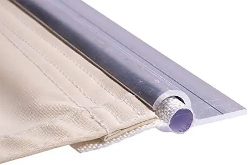 1Set Rv Dak Tent C Kanaal Rail Met Hijsring Schroef Dubbelzijdig Tape Voor Camper Caravan Camper Van Rv accessoires