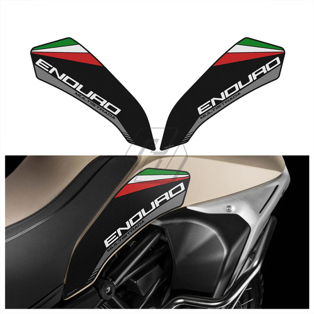 

For Ducati Multistrada Enduro 1200 1260 V2 V2S Sticker Motorcycle Anti-slip Side Tank Pad Protection Knee Grip Mat