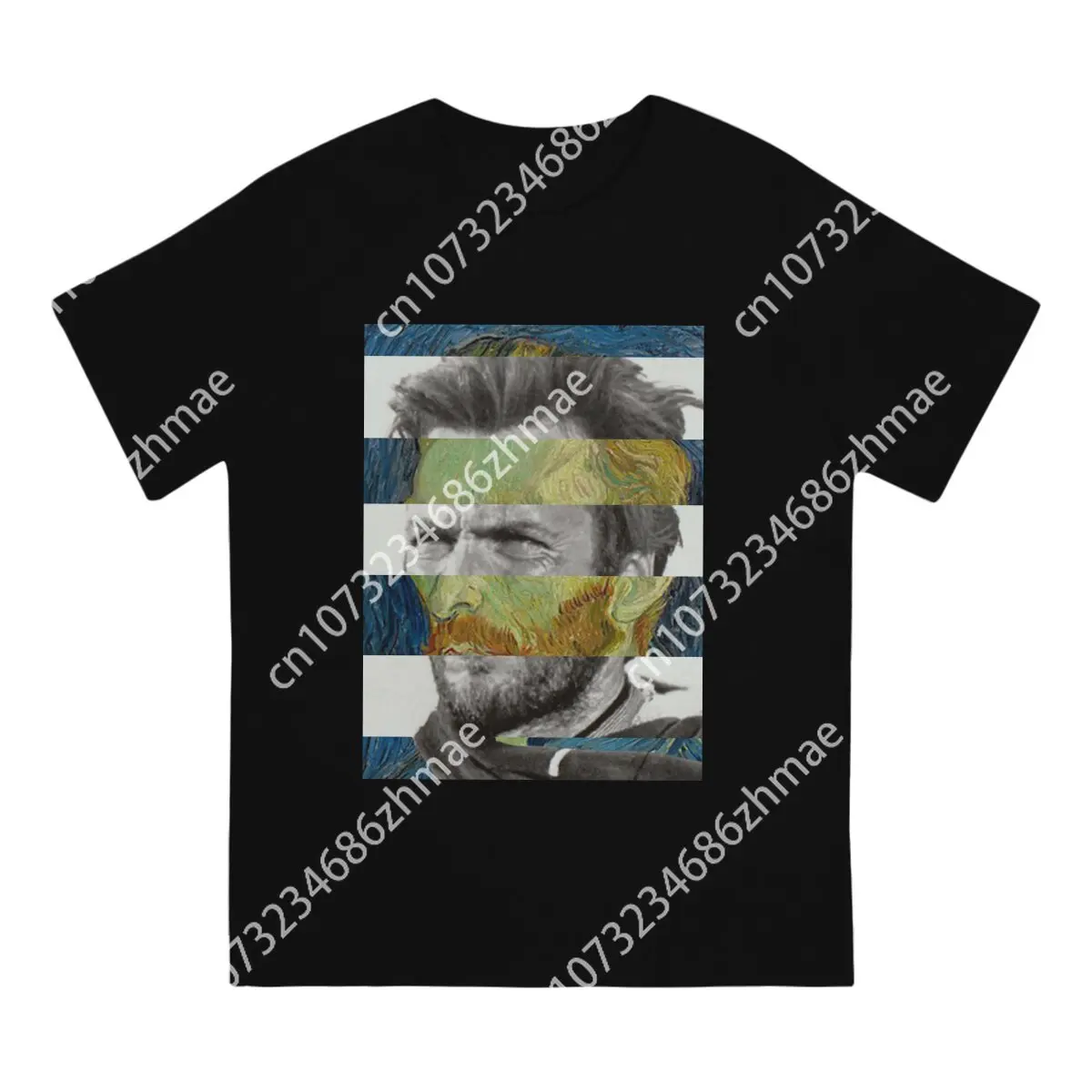 Vincent Van Gogh Post-Impressionist Painter Man TShirt Self Portrait Clint Eastwood Individuality T Shirt Original New Trend