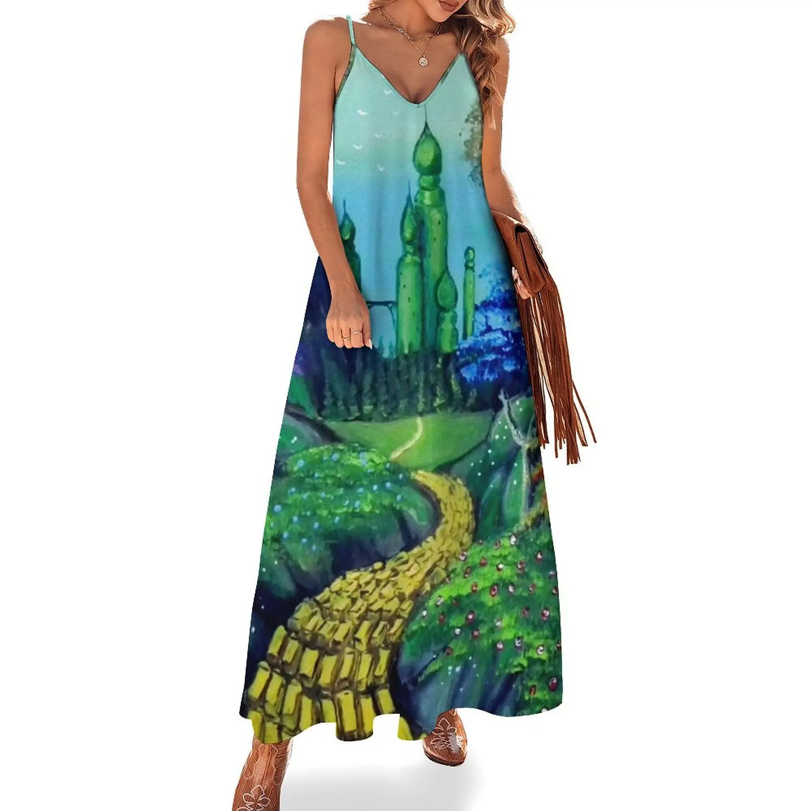 

Road to the Emerald City Sleeveless Dress women's summer dresses 2025 evening dress summer dress Woman dresses