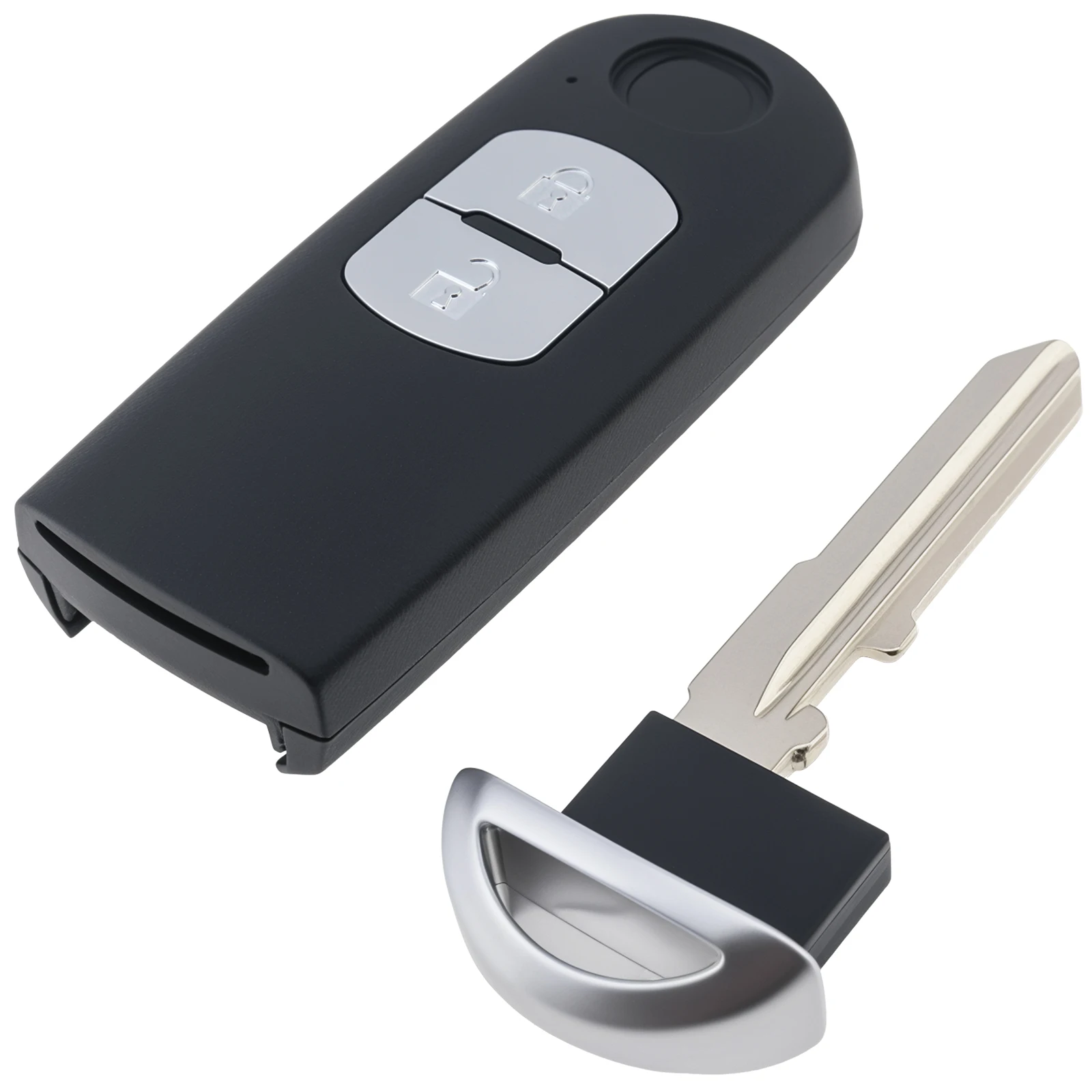 

2 кнопки, 433 МГц, автомобильный пульт дистанционного управления, чехол, подходит для Axela Atenza 2015-2018 ID49 чип SKE13E-01 SKE13E-02, чехол для ключа