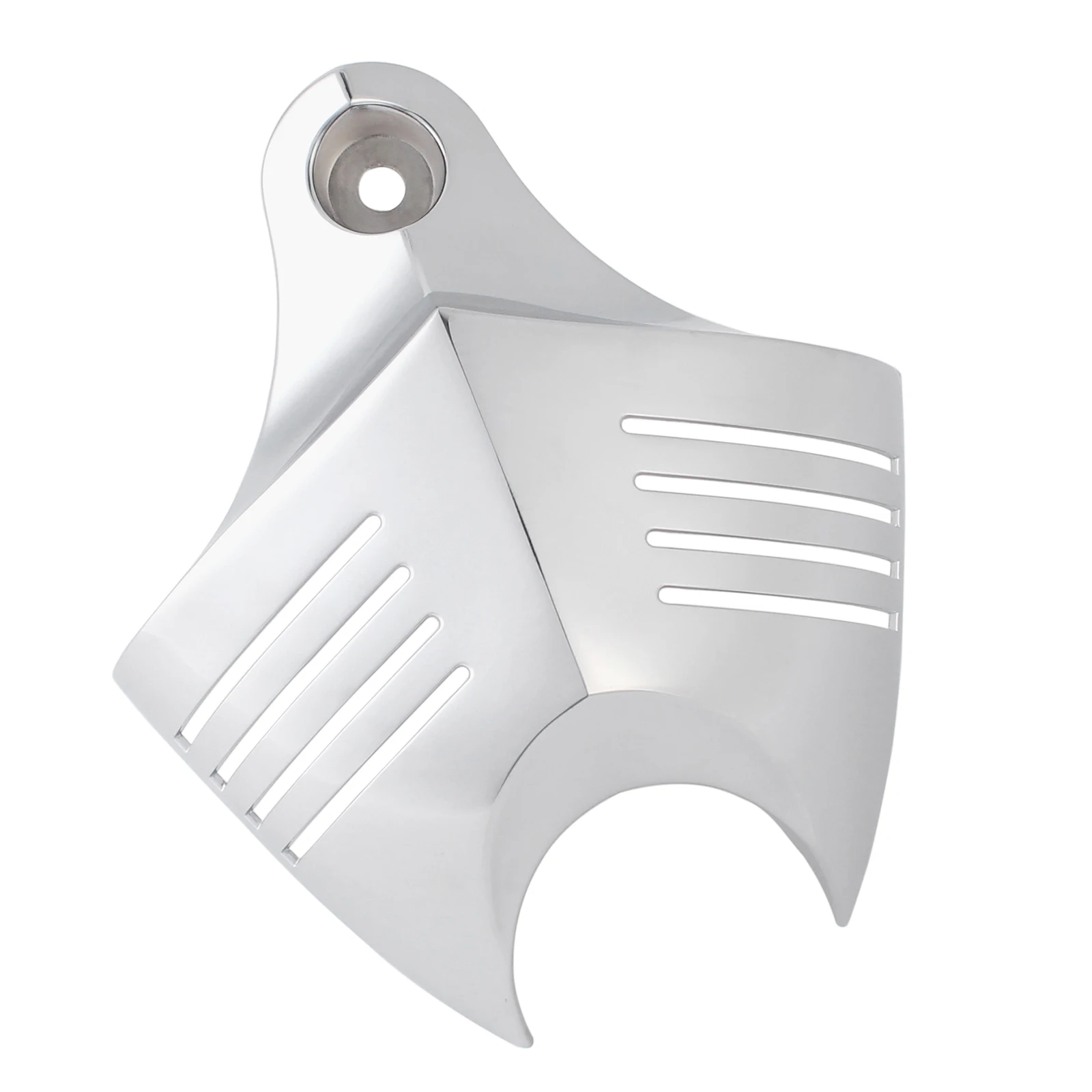 Motorcycle Chrome Big Twin Horn Cover Stock Cowbell Horns For Harley Dyna Softail Sportster Electra Road King Street Glide