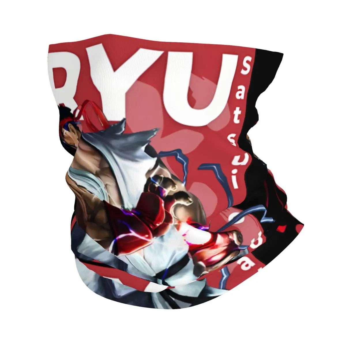 Ryu Street Fighters S-Street Fighter 6 Bandana Neck Cover Motocross Face Mask Balaclava Hiking Unisex Adult Winter