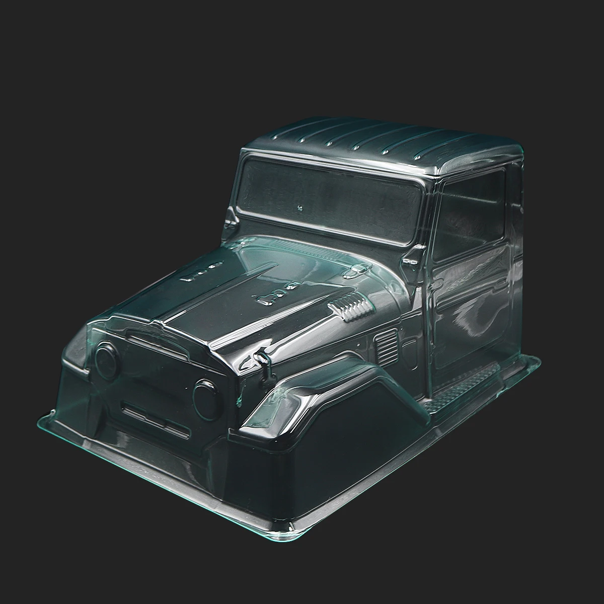 

1/10 PC Clear Truck Cab Body for Toyota FJ40 - Compatible with Axial SCX10 TRX4 YIKONG 4102 RGT 86100 Redcat GEN8 RC Crawler