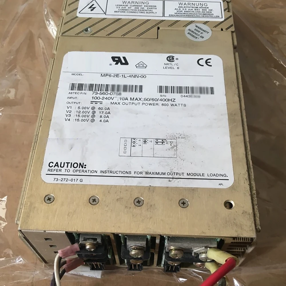 MP6-2E-1L-4NN-00 для ASTEC 600W 73-560-0758 блок питания устройства оригинальное качество Быстрая доставка