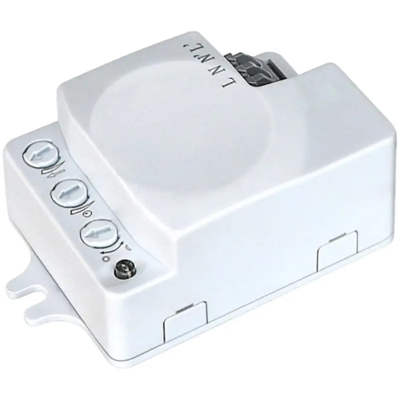 

【PUBLICITY】Motion Detection Microwave Radar Sensor Switch 85-265V With 360 Degree Functionality For Automatic Lighting Control