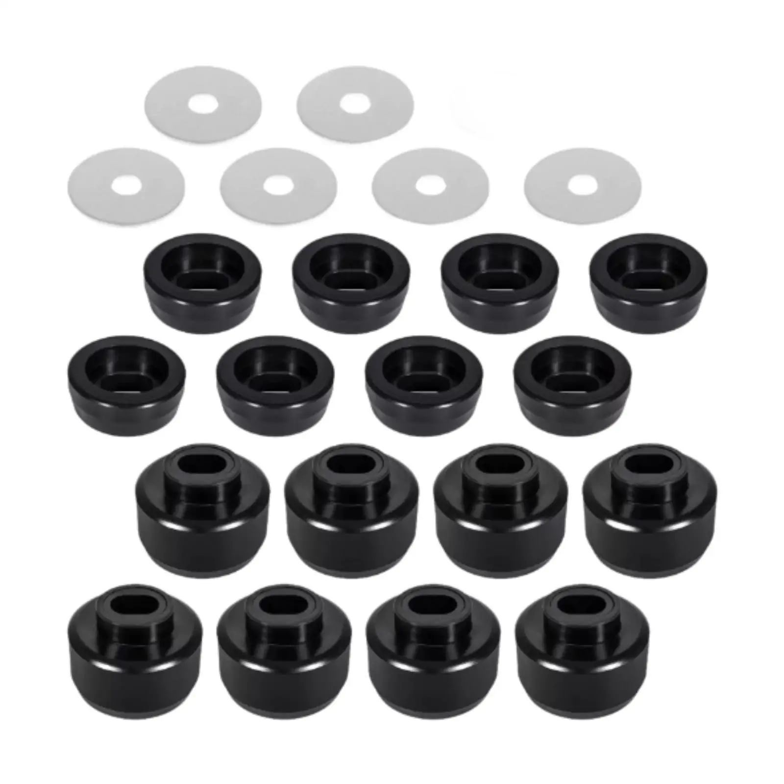 Body and Cab Mount Bushing Kit EC-7-141bcmbk-24Pcs Convenient Accessories for GMC Sierra 1500 2WD 1999 Sierra 4WD 1500 2014