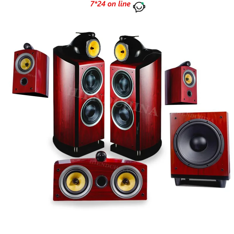 

ONL-002 Представлено 801 Hi-Fi Hi-Fi Fever 5.1 / 7.1 Набор для домашнего кинотеатра Деревянный напольный динамик