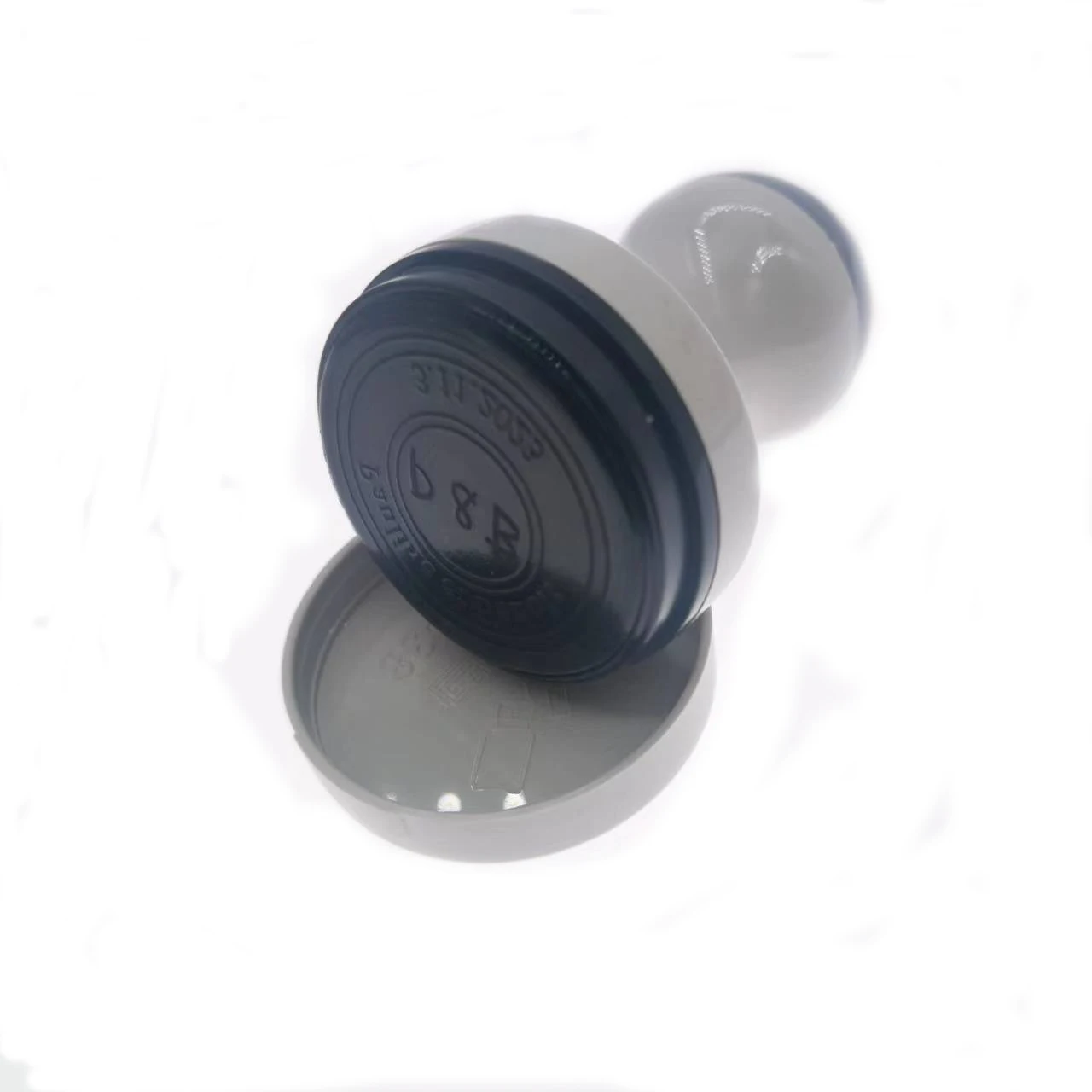 Custom Logo Double Round Border Stamp Self-Inking Stamper Rubber Personalized StampStamps for Local Business