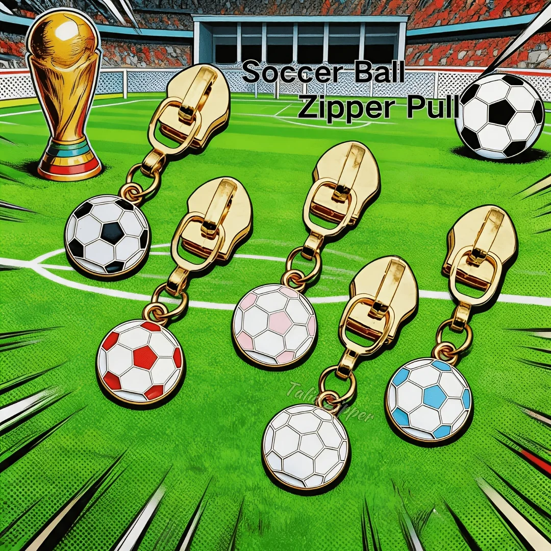 Nr. 5 5er-Pack 2026 Fußball-Party-Reißverschluss für Nr. 5 Nylon-Reißverschluss für Rennsport-Färbekostüme, gestreifte Reißverschlüsse für Fans, Mantel, Sweatshirt