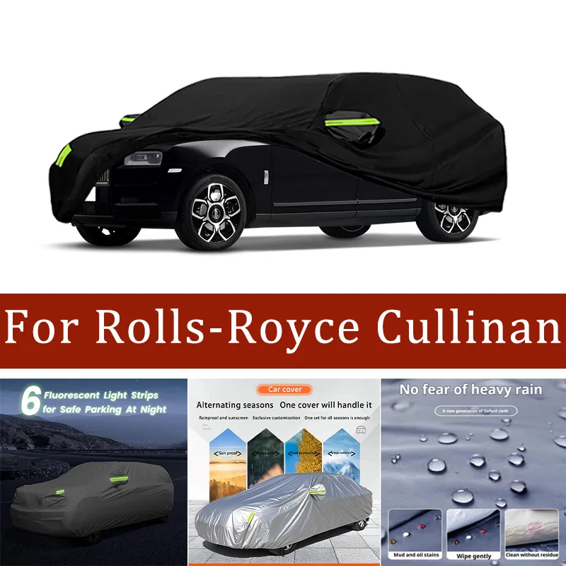 

Автомобильный чехол для Rolls-Royce Cullinan, полное покрытие, водонепроницаемый солнцезащитный чехол, устойчивый к царапинам автомобильные аксессуары