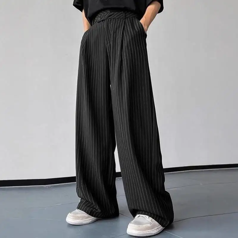 

New Men's Casual Pants High Waist Straight Leg Paratrooper Sle Neutral Fit Other Fabric 00% Other Material Winter Collection