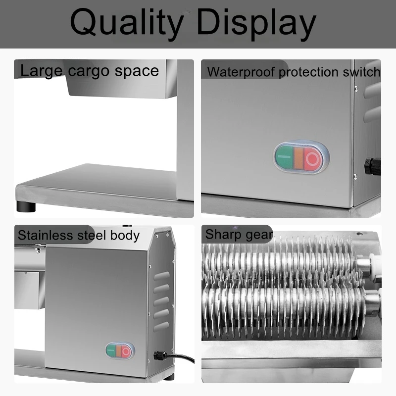 Steak tenderizer electric high-power meat looser multifunctional stainless steel steak needle manual lamb chops flavored
