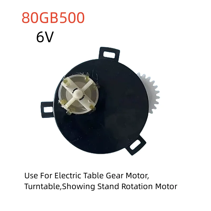 

( SL-80GB500)Use For Electric Table Gear Motor,Turntable,Showing Stand Rotation Motor 6V Universal Type