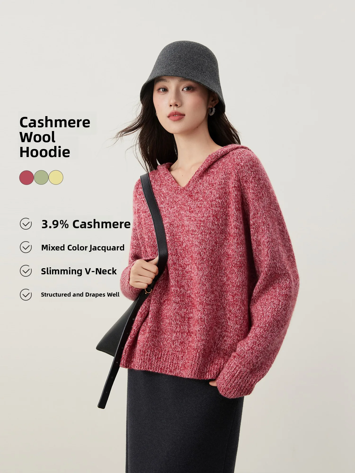 

Mijia, высококачественный мягкий фильтр, удобный трикотаж из лиоцелловой шерсти с цветочным принтом, женский новый повседневный одяг, свободный крой, длинный све