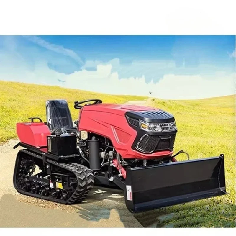 مخصصة 35HP جرار زاحف مزرعة المسار الصغير مجهزة بمرفقات متعددة آلة زراعية لزراعة البستان #5