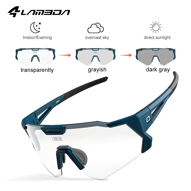

LAMEDA велосипедные очки фотохромные велосипедные солнцезащитные очки в оправе для близорукости очки для шоссейного велосипеда анти-фабрирующее оборудование MTB для езды унисекс