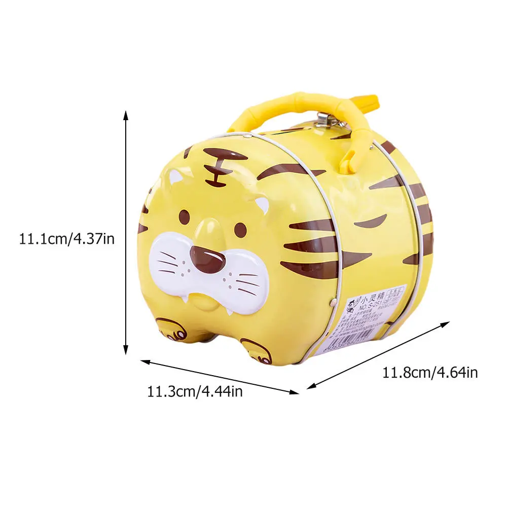 Schattige Tijger Munt Bank Kids Spaarpot voor Dagelijkse Besparingen Desktop Decor Blik Geld Opslag Kind Cadeau Keuze