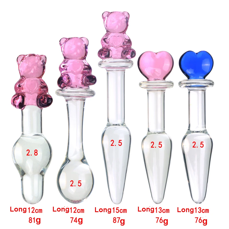 Juguetes sexuales para el ano: Gua prctica y evaluacin real del Crystal  Glass Bear Anal Plug