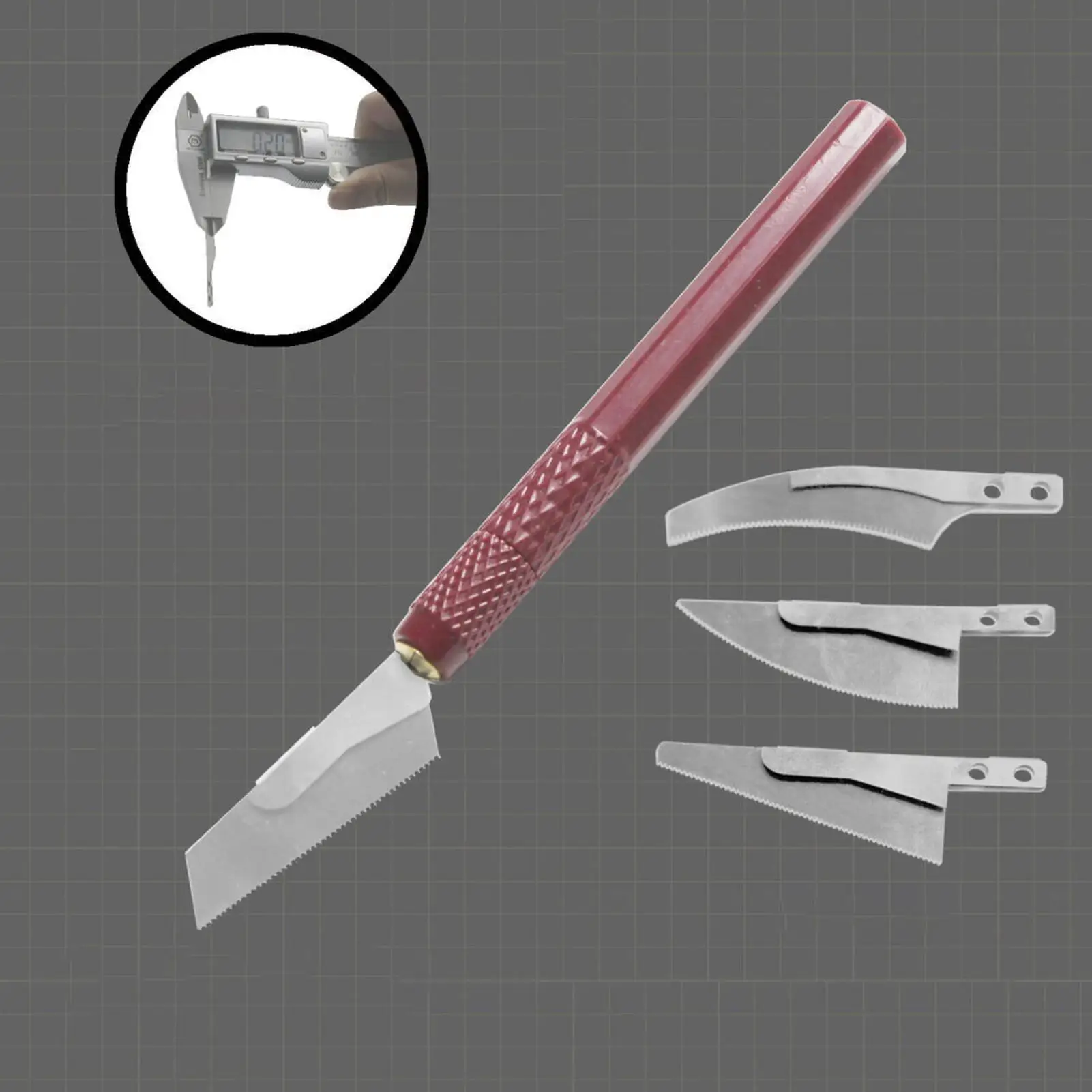 Kit de herramientas de sierra manual modelo artesanal con 4 cortadores, sierra de precisión para Hobby para carpintería hecha a mano, Mini sierra para metales para modelado DIY