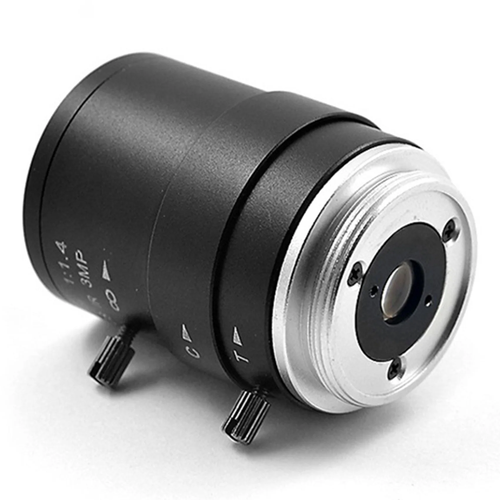 Lensa Kamera CCTV HD 3MP 2.8-12mm, dudukan CS Zoom Manual Varifocal untuk kamera keamanan industri