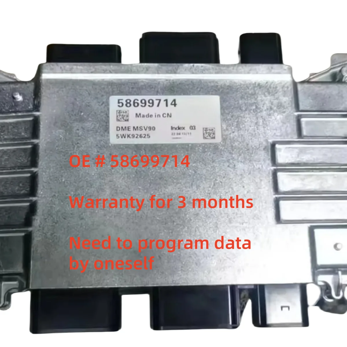 

High quality 5wk92625 For BMW V90 MSV90 Engine Computer Board ECU (Without a chip, you need to transplant the chip yourself)