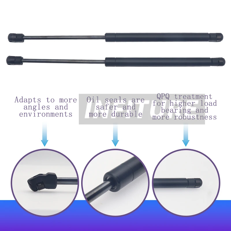 2pcs 300/350/400/450/500/550/600mm 800N Car Gas Struts Spring Shocks Lift Supports RV Windows Storage Damper Camper Back Window