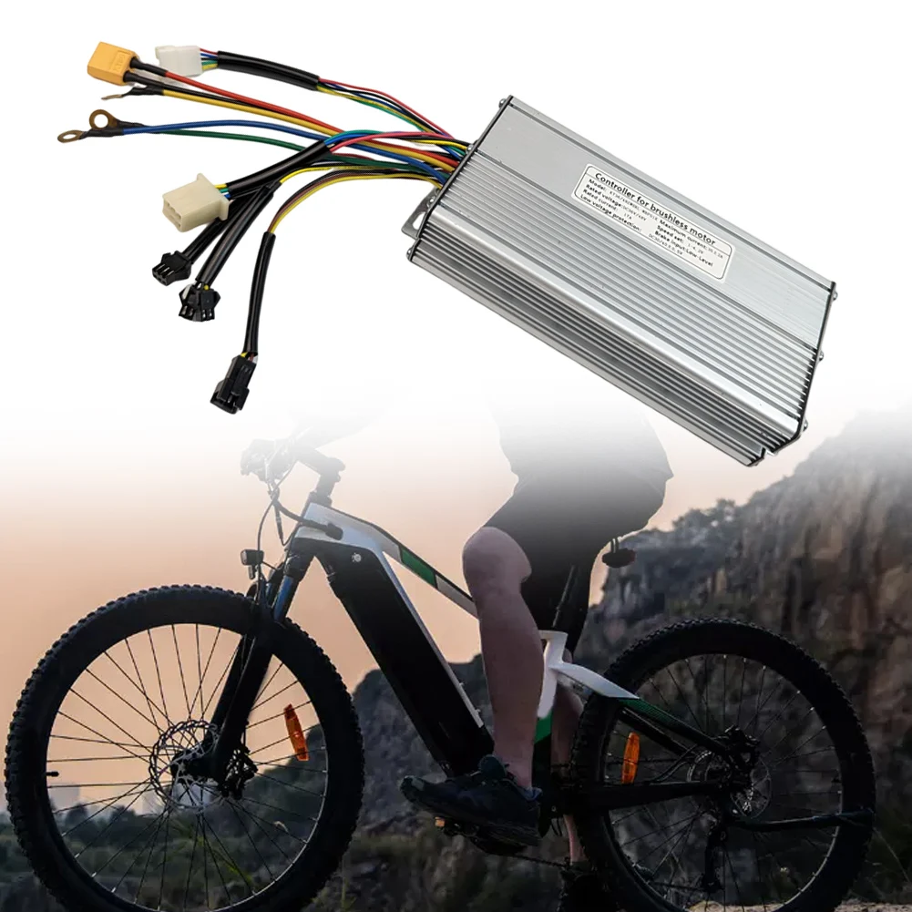 48V KT-35A Brushless Controller 1000W 1500W Power Low Level Brake Input DC30/40V Protection Hub Motors Electric Bike Accessories