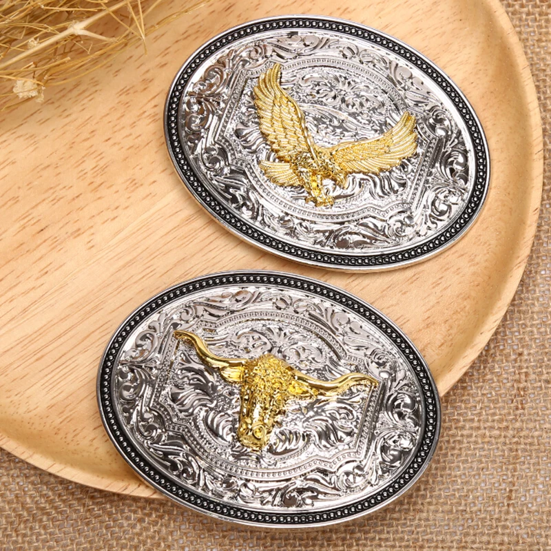 1-peca-fivela-de-cinto-ocidental-long-horn-bull-eagle-dourada-estilo-texas-cowboy