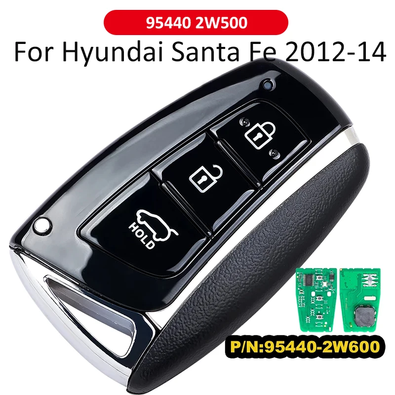 

DIYKEY 95440-2W500 95440-2W600 433 МГц ID46 чип для Hyundai Santa Fe 2012 2013 2014 2015 2016 умный дистанционный брелок