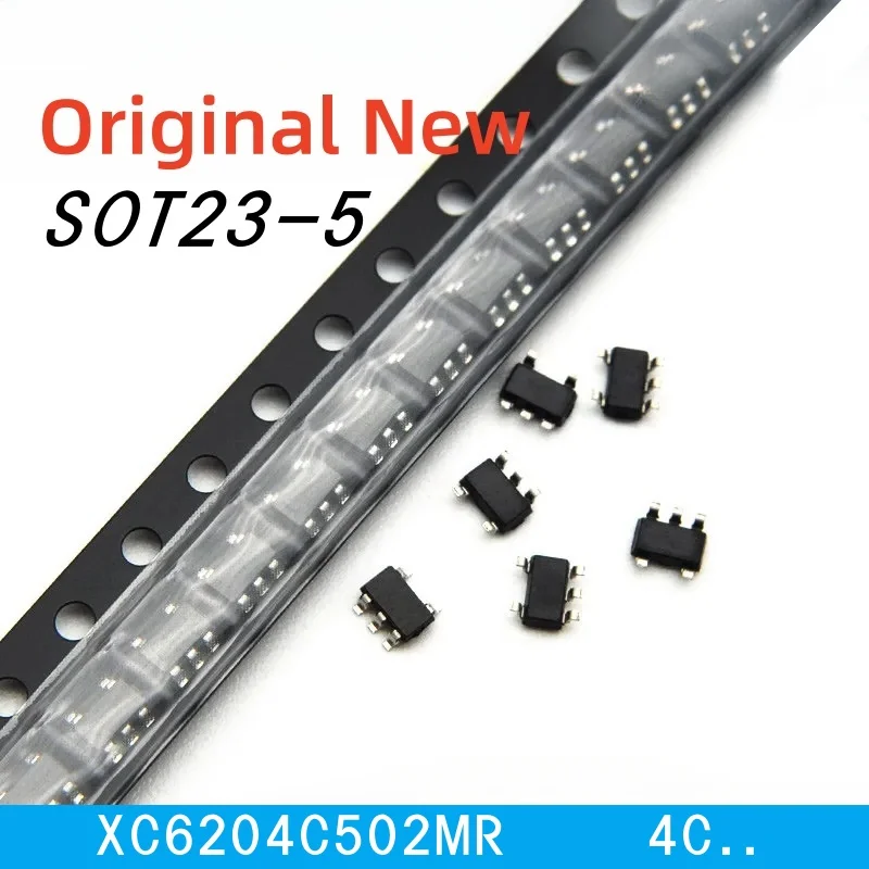 

10PCS XC6204C502 XC6204C502MR sot23-5 New original ic chip In stock