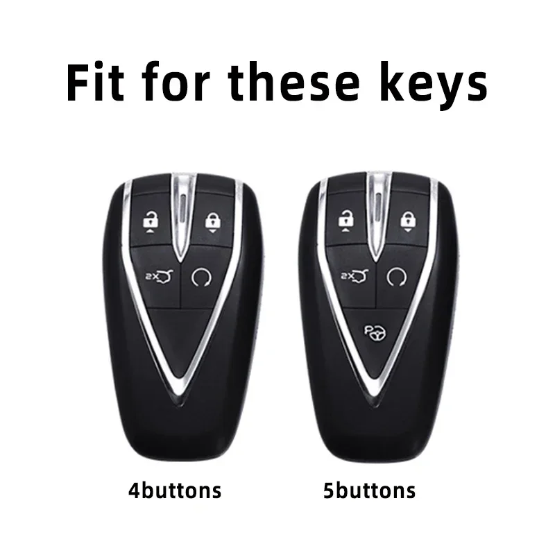 4/5 Buttons TPU Car Key Cover Bag Shell Fob Holder Protector For Changan CS35PLUS CS55PLUS CS75PLUS 2019 Accessories