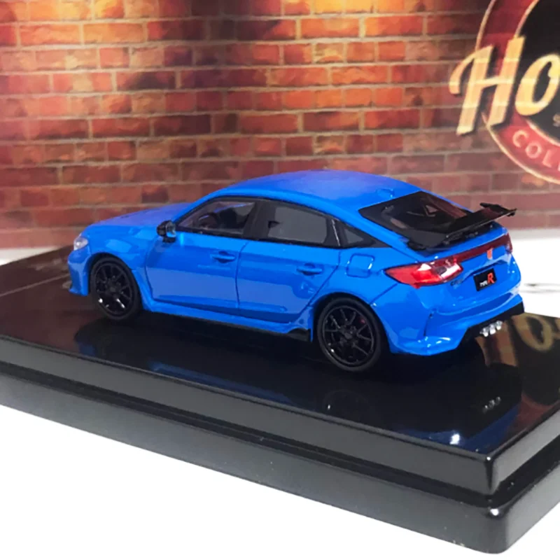 دييكاست 1:64 مقياس سبيكة سيفيك FL5 Type-R نموذج سيارة رياضية المنتج النهائي محاكاة لعبة جمع هدية حلية ثابتة